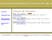 Tablet Screenshot of consofinvest.com
